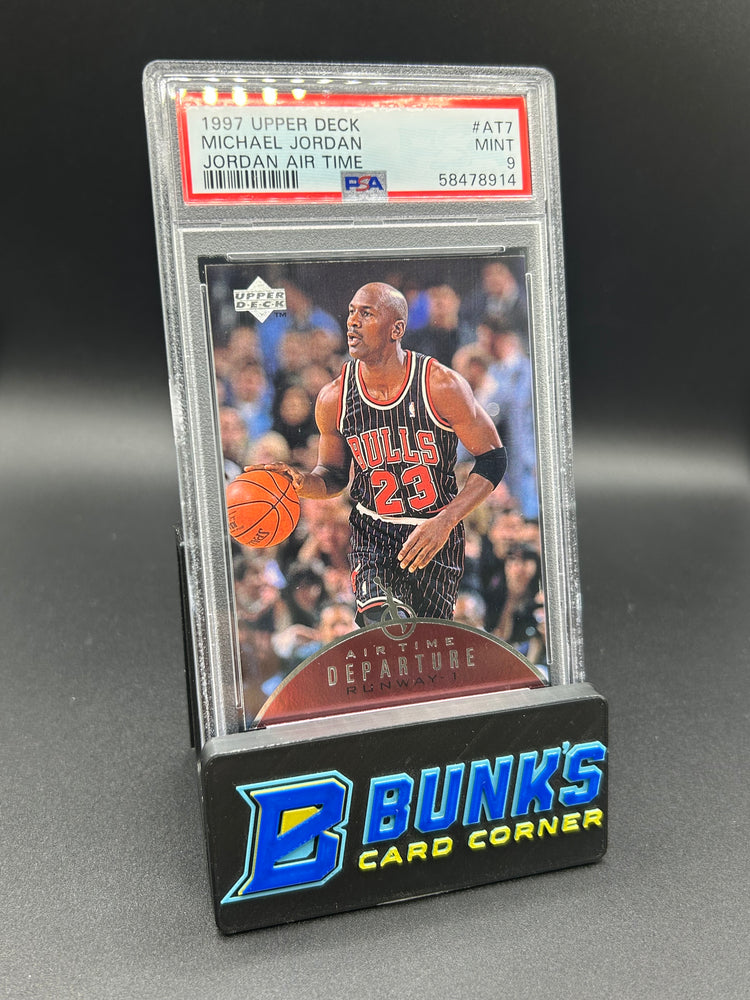 1997 Micheal Jordan Upper Deck Jordan Air Time PSA 9