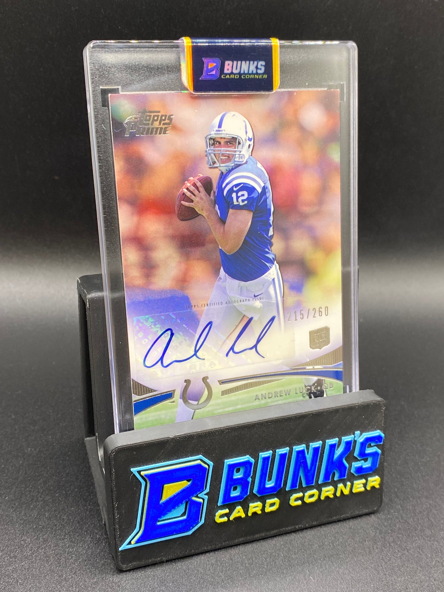 2012 Topps Prime Andrew Luck 215/260 Auto  Rc