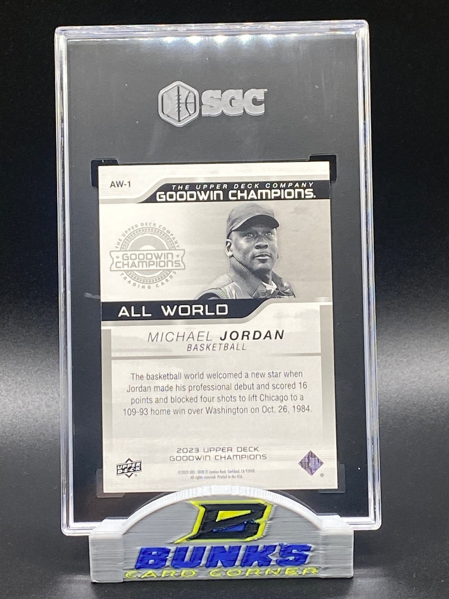 2023 Michael Jordan All World SGC 10 (Box B10)