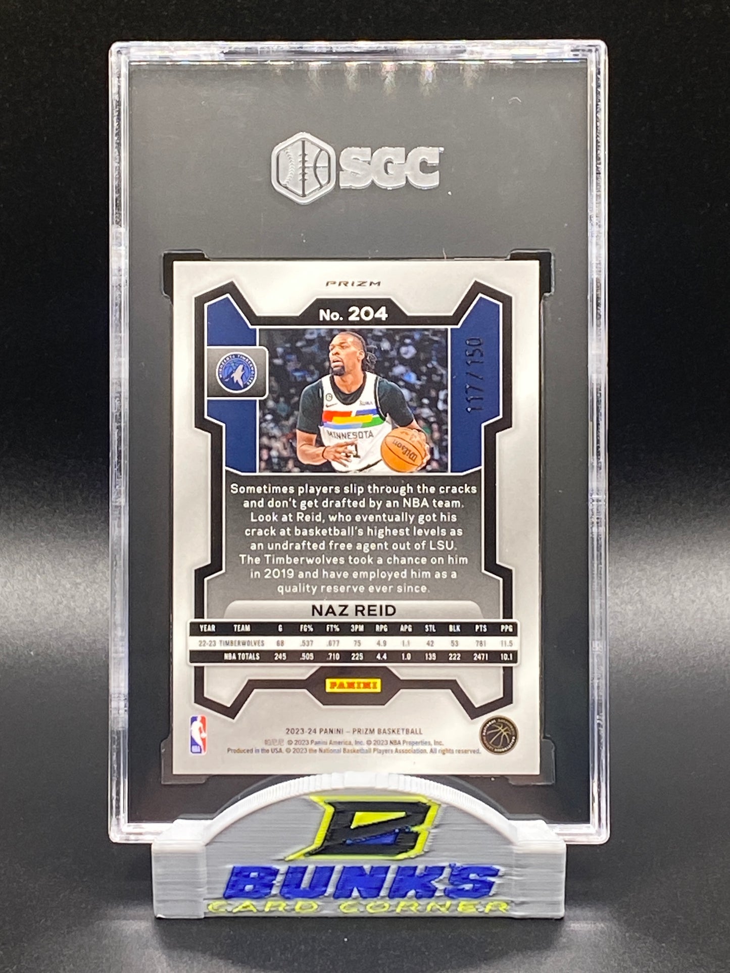 2023-24 Naz Reid - Premium Factory Set 117/150 (Box B2)