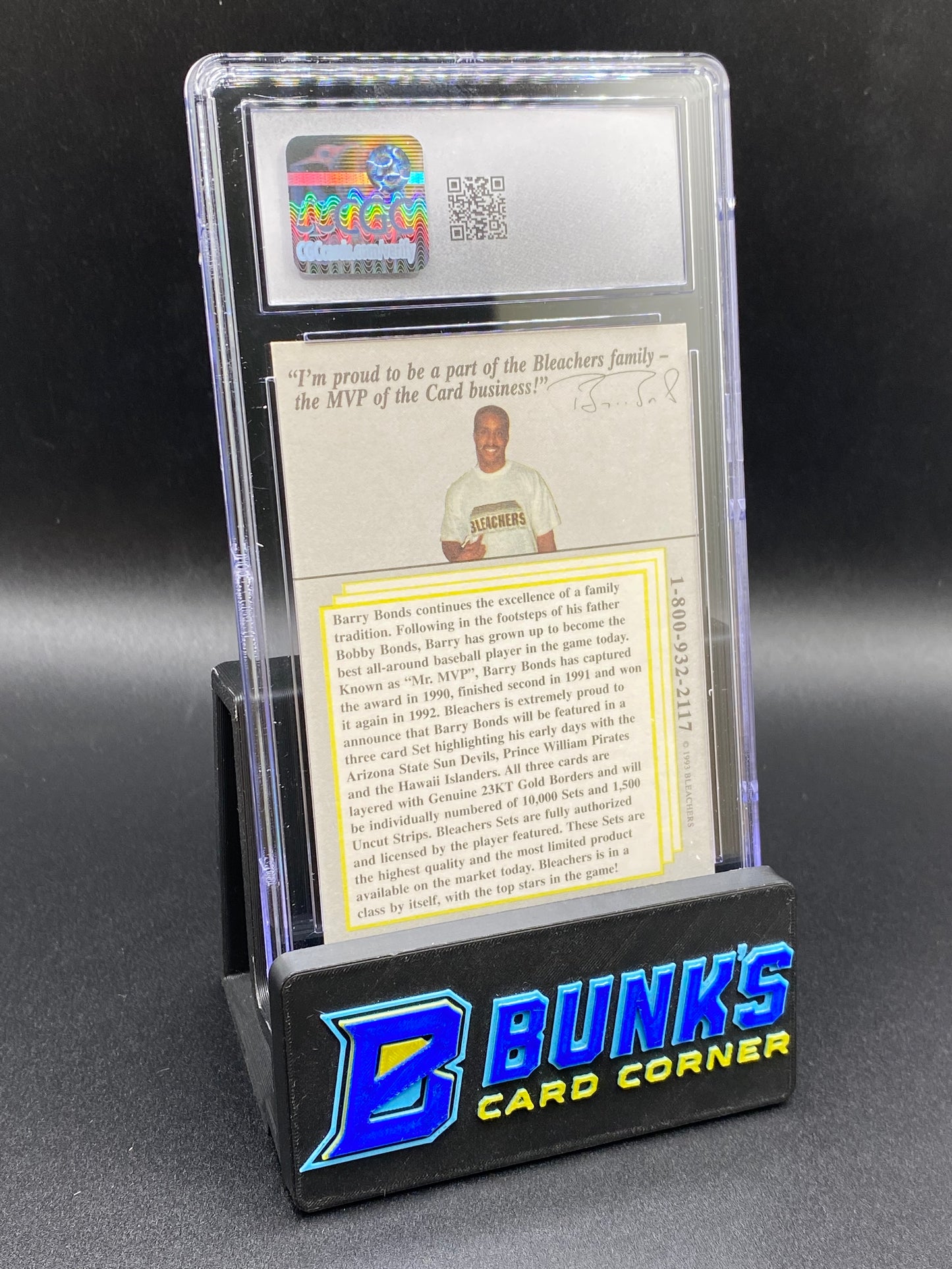 1993 Barry Bonds National Sports Collector CGC 8.5 SP Promo