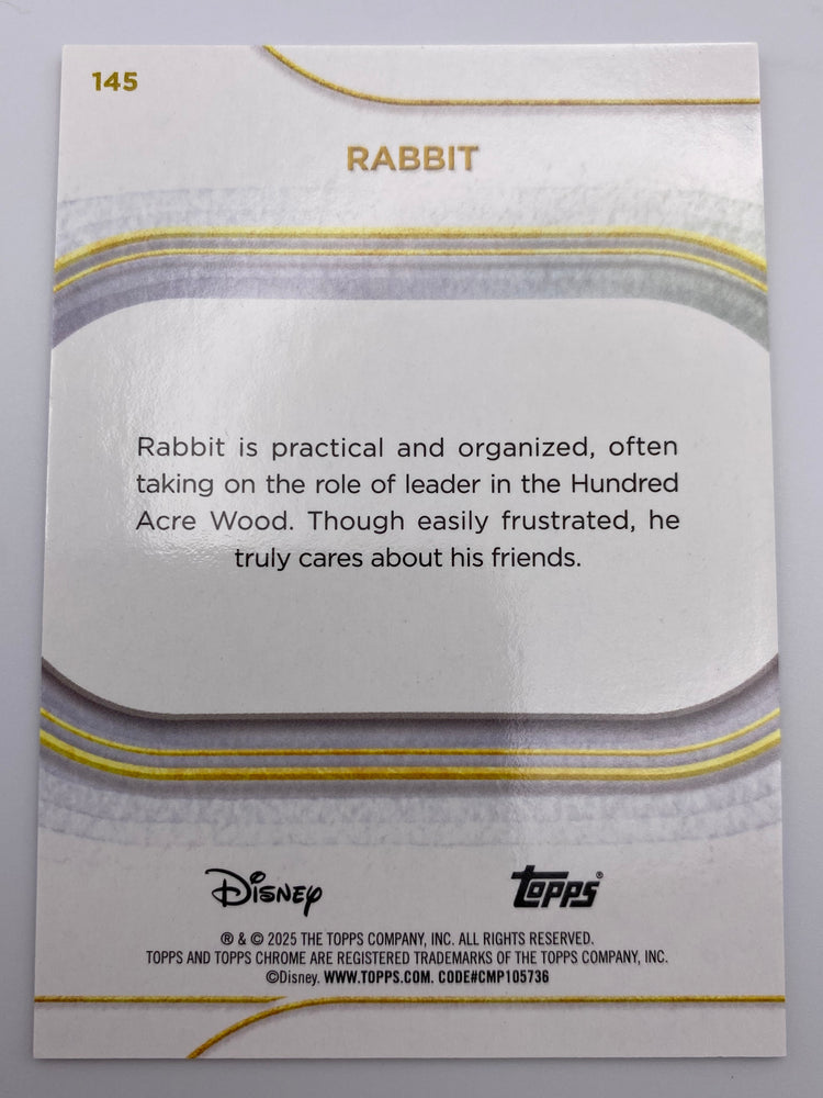 Topps Chrome Rabbit Orange 6/25
