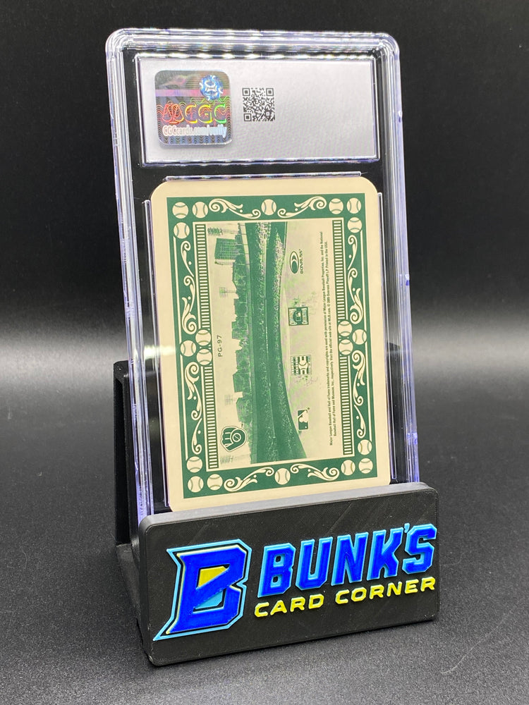 2005 Robin Yount Polo Grounds 51/65 CGC 10 HOF