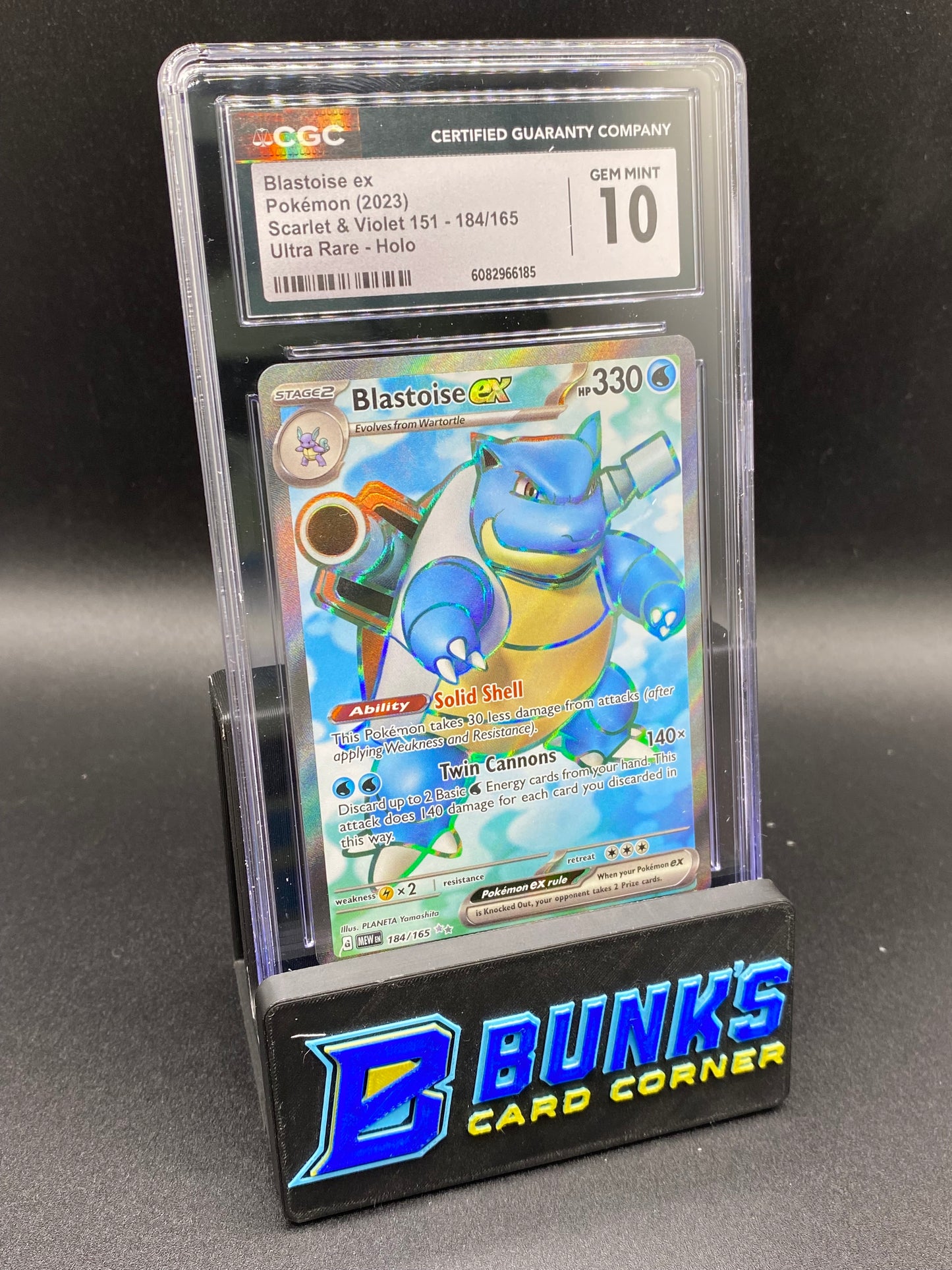 Blastoise Ultra Rare 151 CGC 10