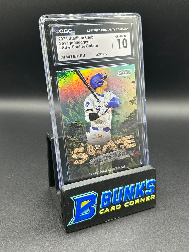 2025 Shohei Ohtani Stadium Club Savage Sluggers CGC 10