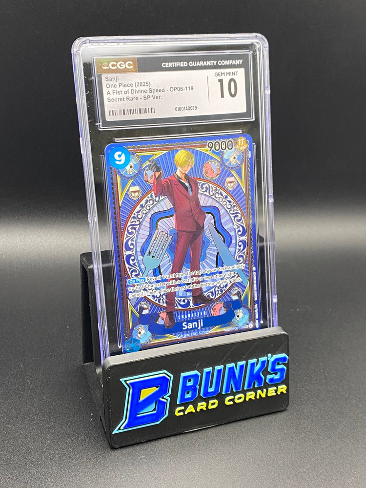 Sanji Secret Rare SP OP06-119 CGC 10