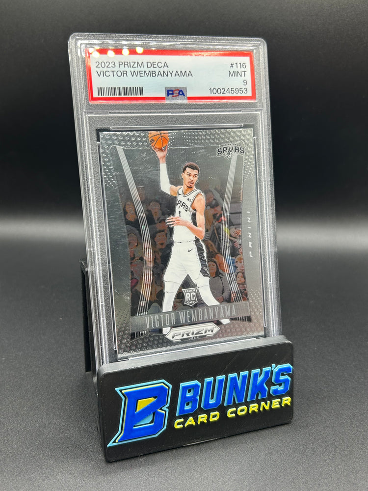 2023 Victor Wembanyama Panini Prizm Deca Base Rc PSA 9