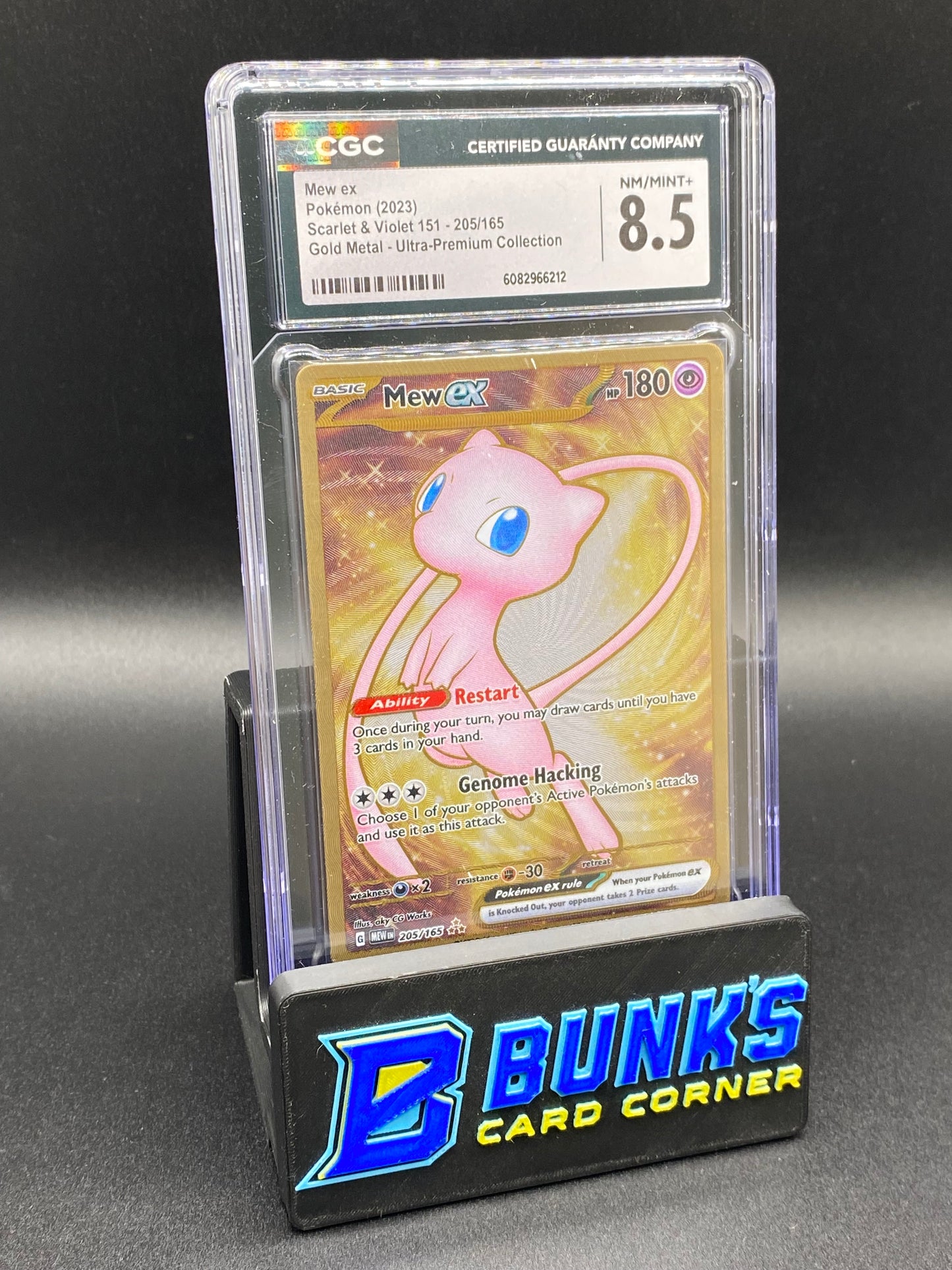 Mew ex Gold Metal 151 CGC 8.5