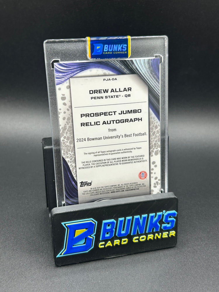 2024 Drew Allar Topps Bowman Best Worn Patch Auto