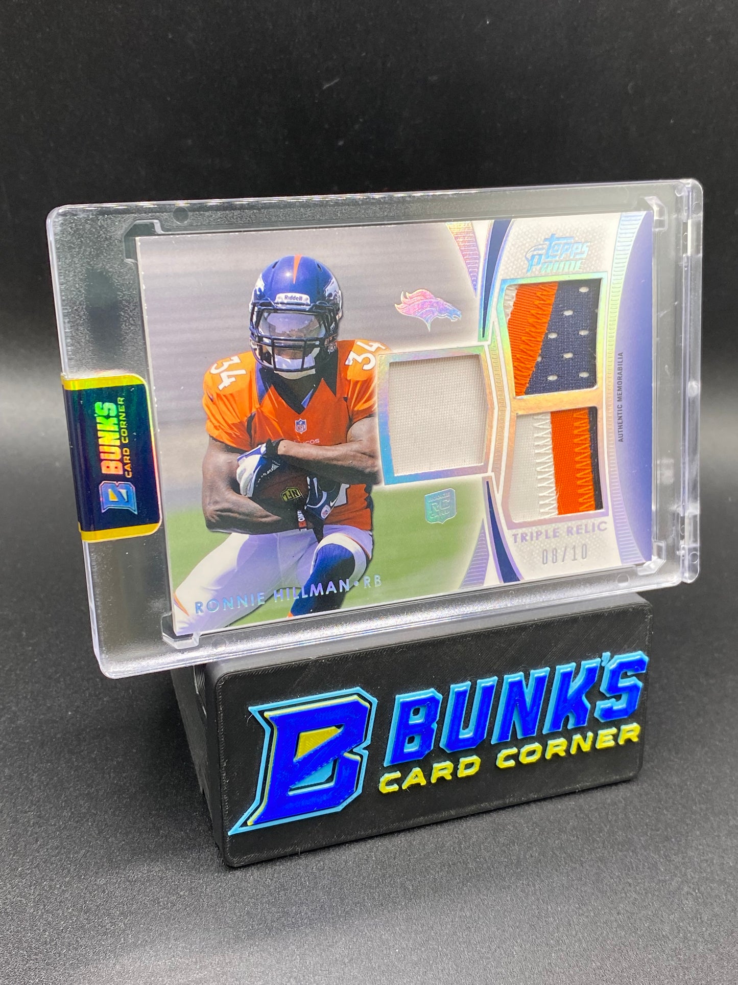 Ronnie Hillman Topps Prime Patches 8/10