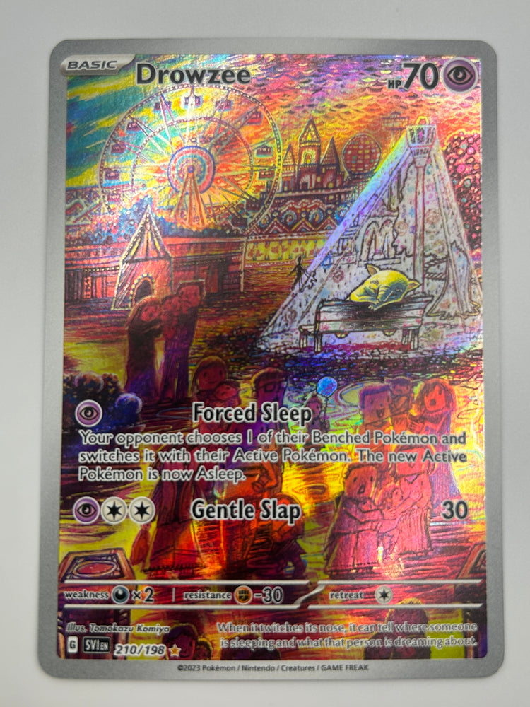 Drowzee Illustration Rare Scarlet & Violet Base NM