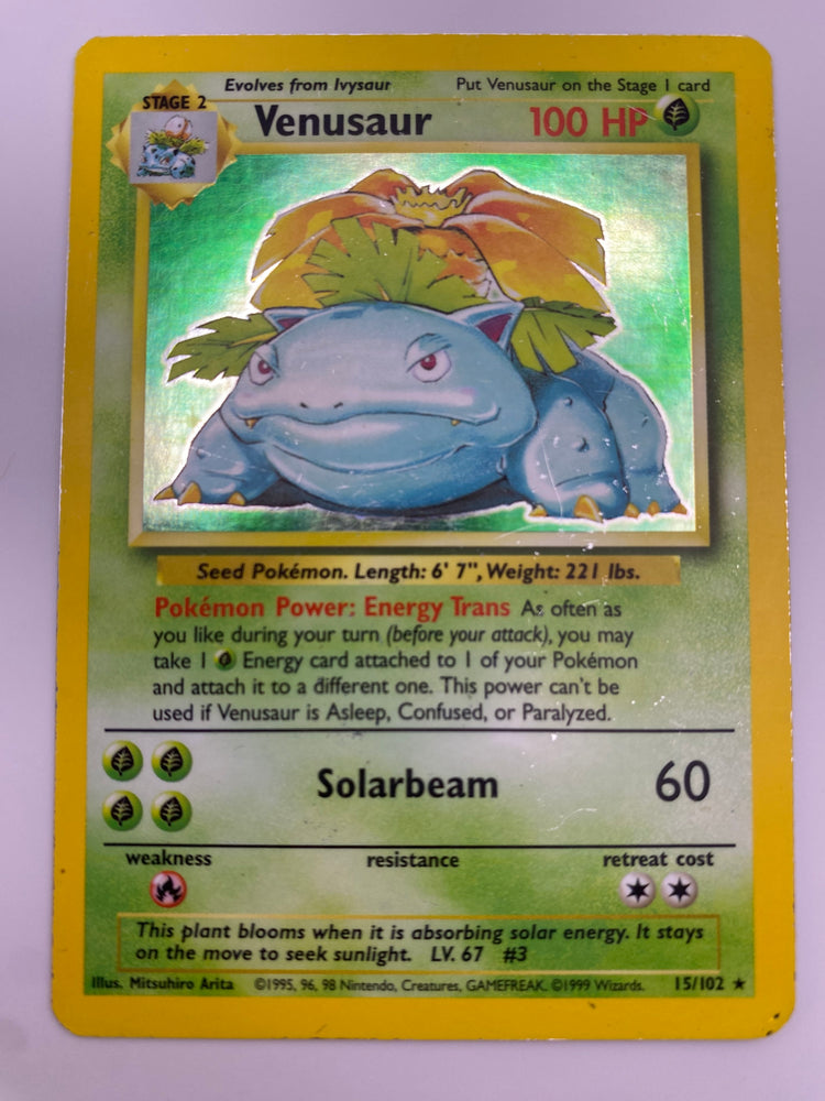 Venusaur Base Set Holo MP