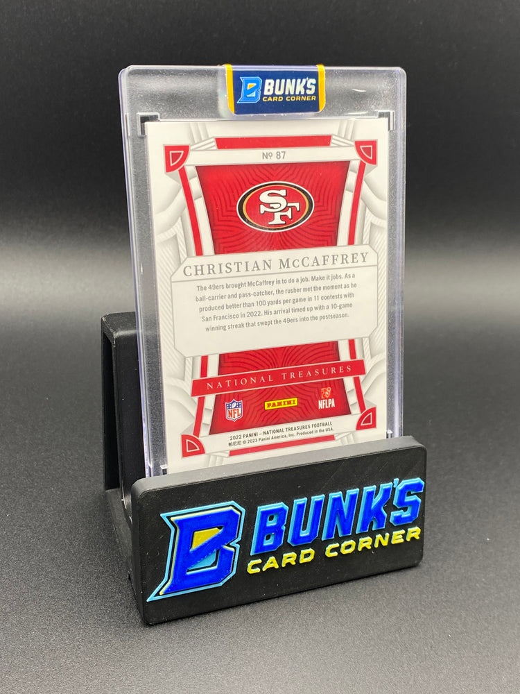 2022 Christian McCaffrey National Treasures 14/25