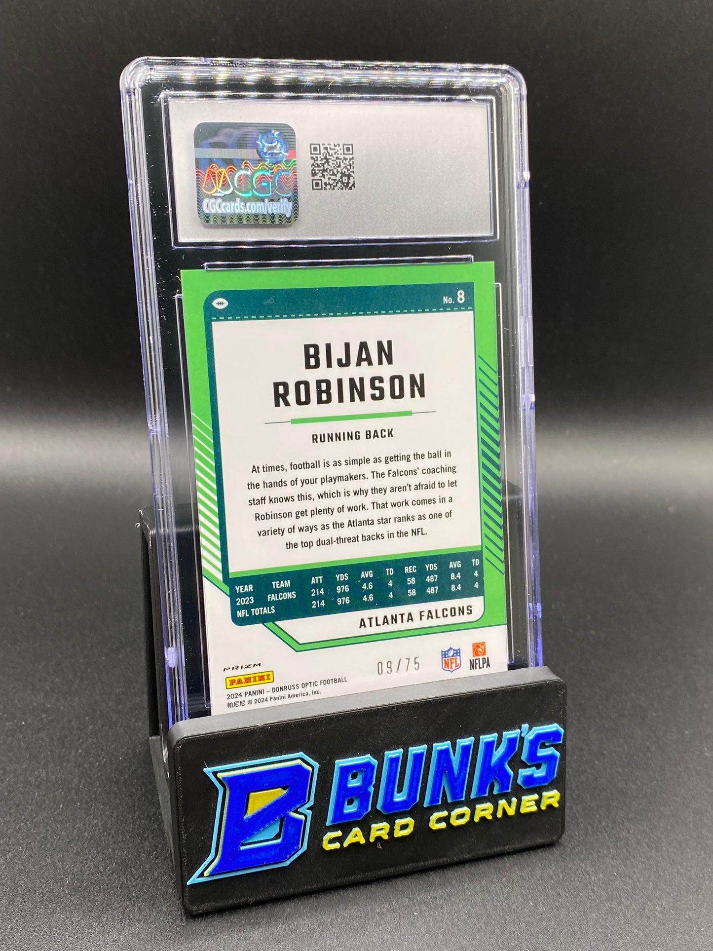 2024 Bijan Robinson Electricity CGC 10