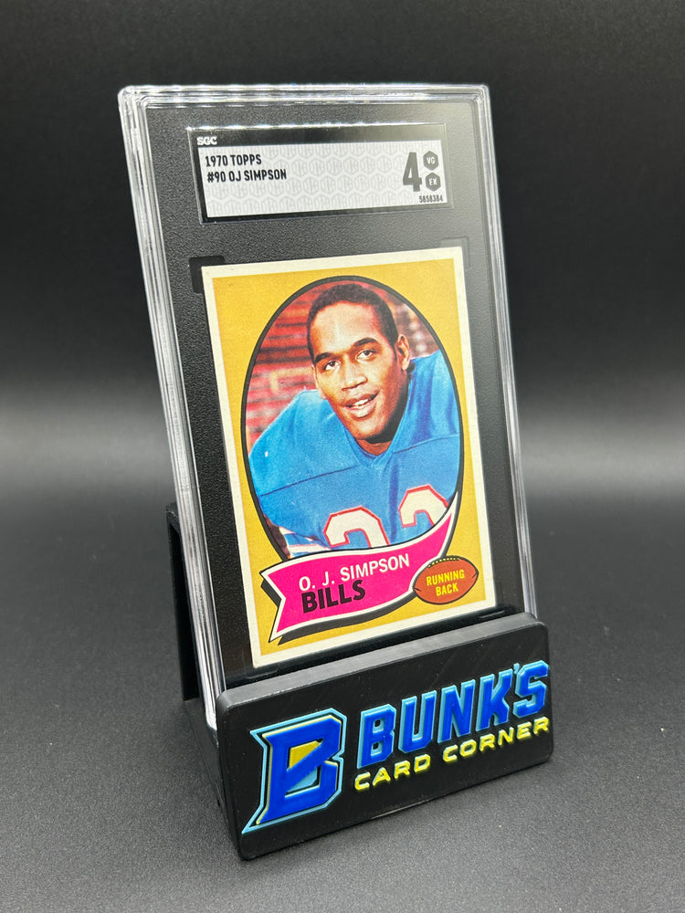 1970 O.J. Simpson Topps SGC 4