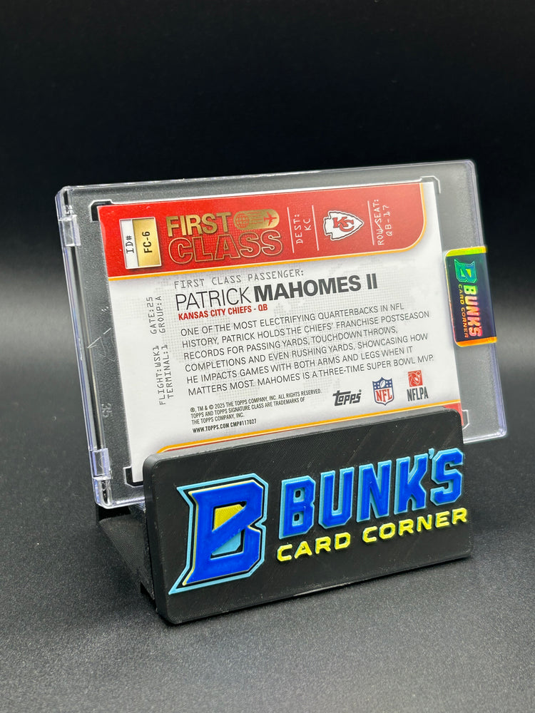 2025 Patrick Mahomes II Topps First Class SSP