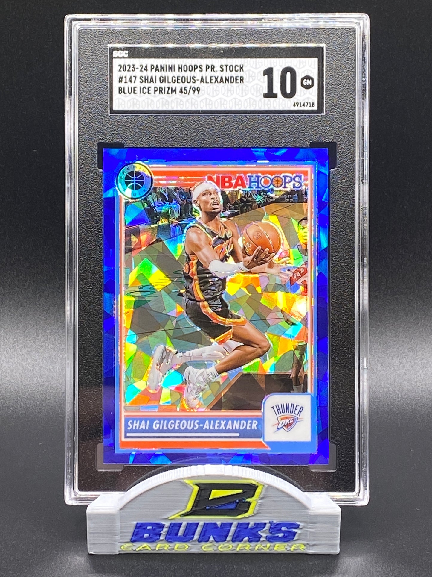 2023-24 Shai Gilgeous-Alexander Blue Ice Prizm 45/99