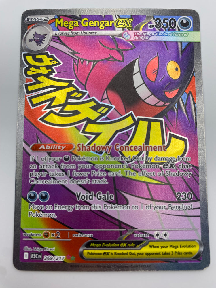 Mega Gengar Ex Mega Attack Rare Ascended Heroes NM