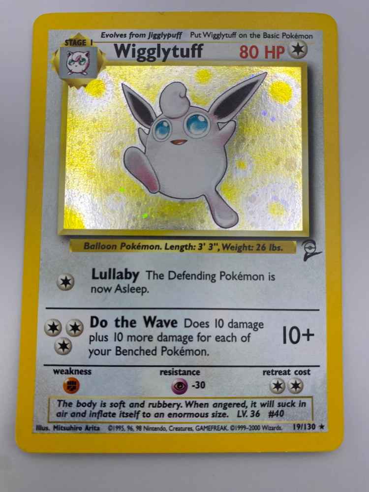 Wigglytuff Holo Base Set 2 LP