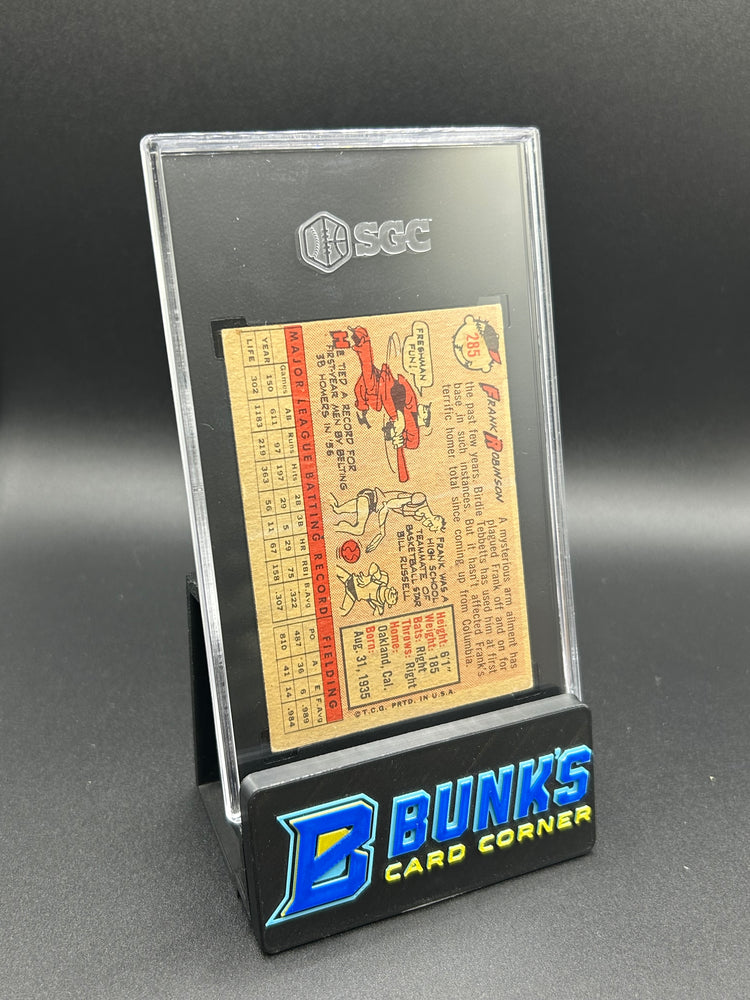 1958 Frank Robinson Topps #285 SGC 4