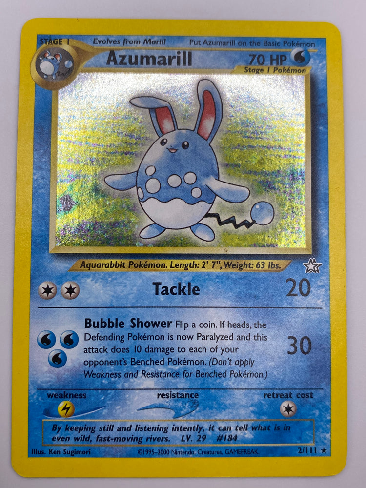 Azumarill Holo Neo Genesis LP