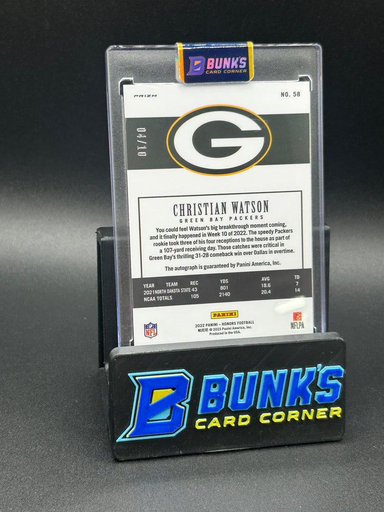2022 Christian Watson Honors Blue Ice Auto 4/10 RC