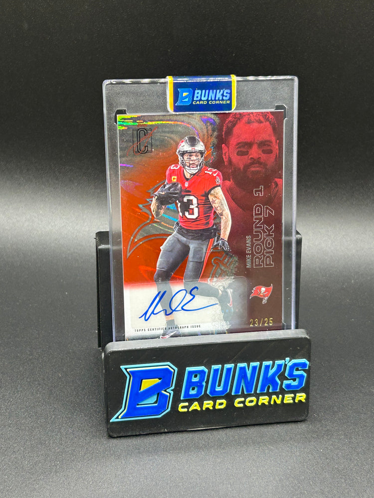 2025 Mike Evans Red Loud Color Match Auto 23/25