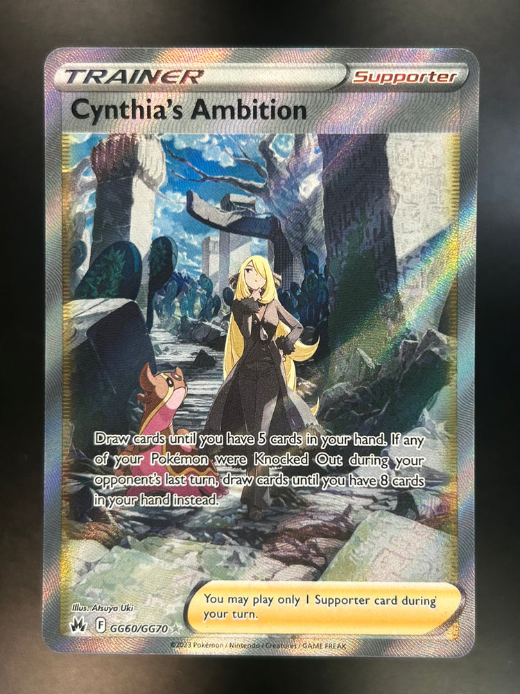 Cynthia's Ambition Galarian Gallery Crown Zenith NM