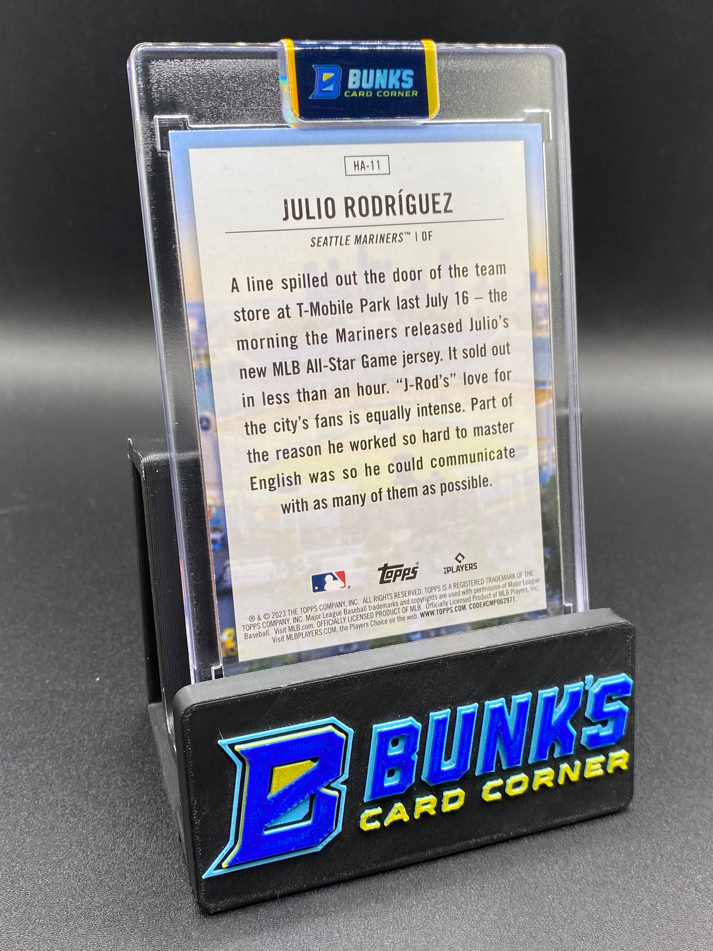 2023 Julio Rodriguez Home Field Advantage