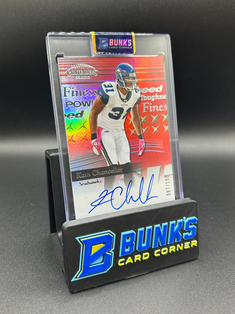 2024 Kam Chancellor Panini Contenders On-Card Auto-Blue 87/100
