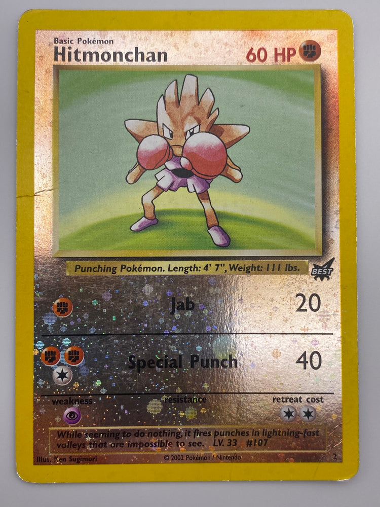 Hitmonchan Reverse Holo Best of Game HP