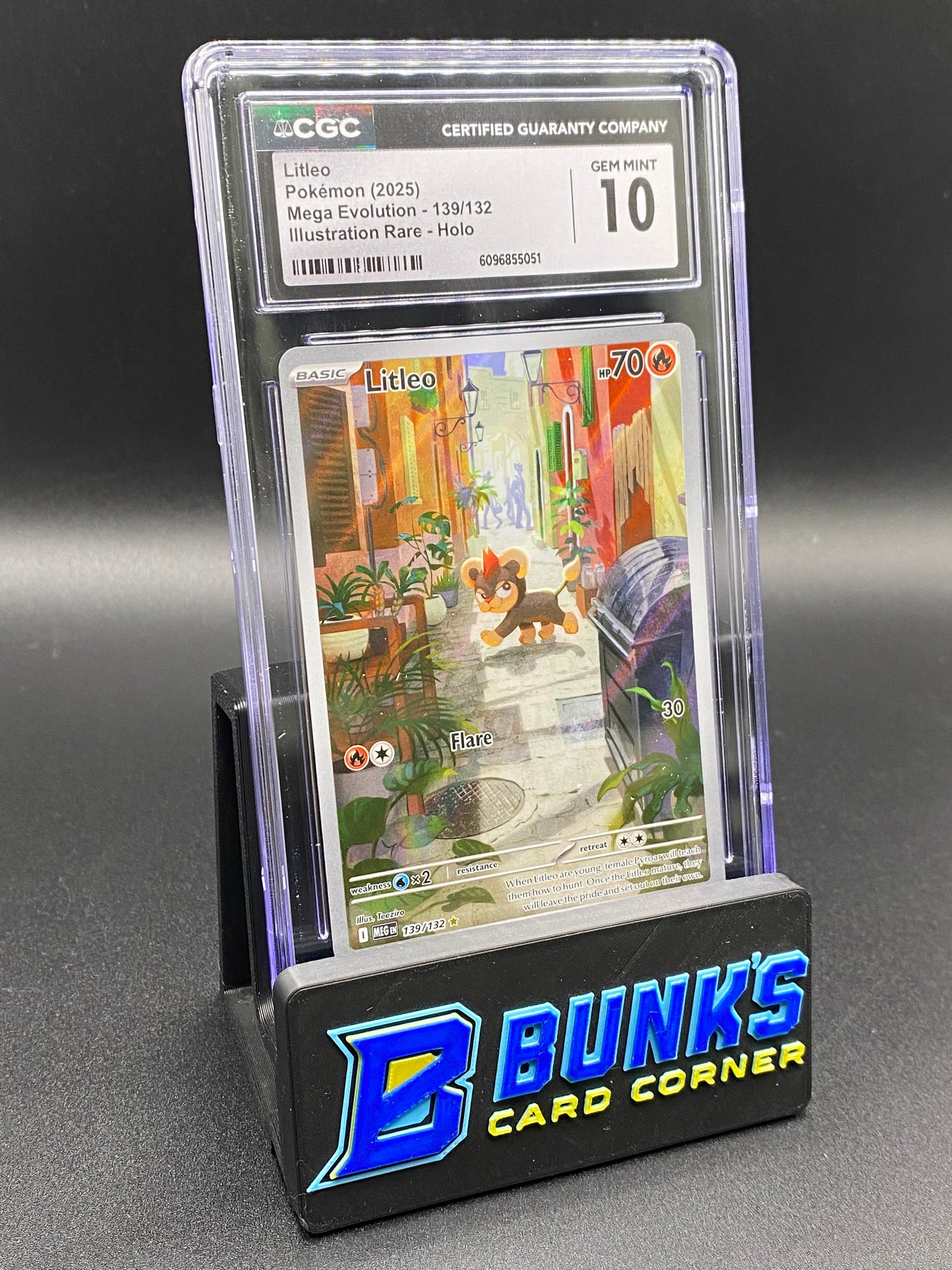 Litleo Illustration Rare Mega Evolution CGC 10