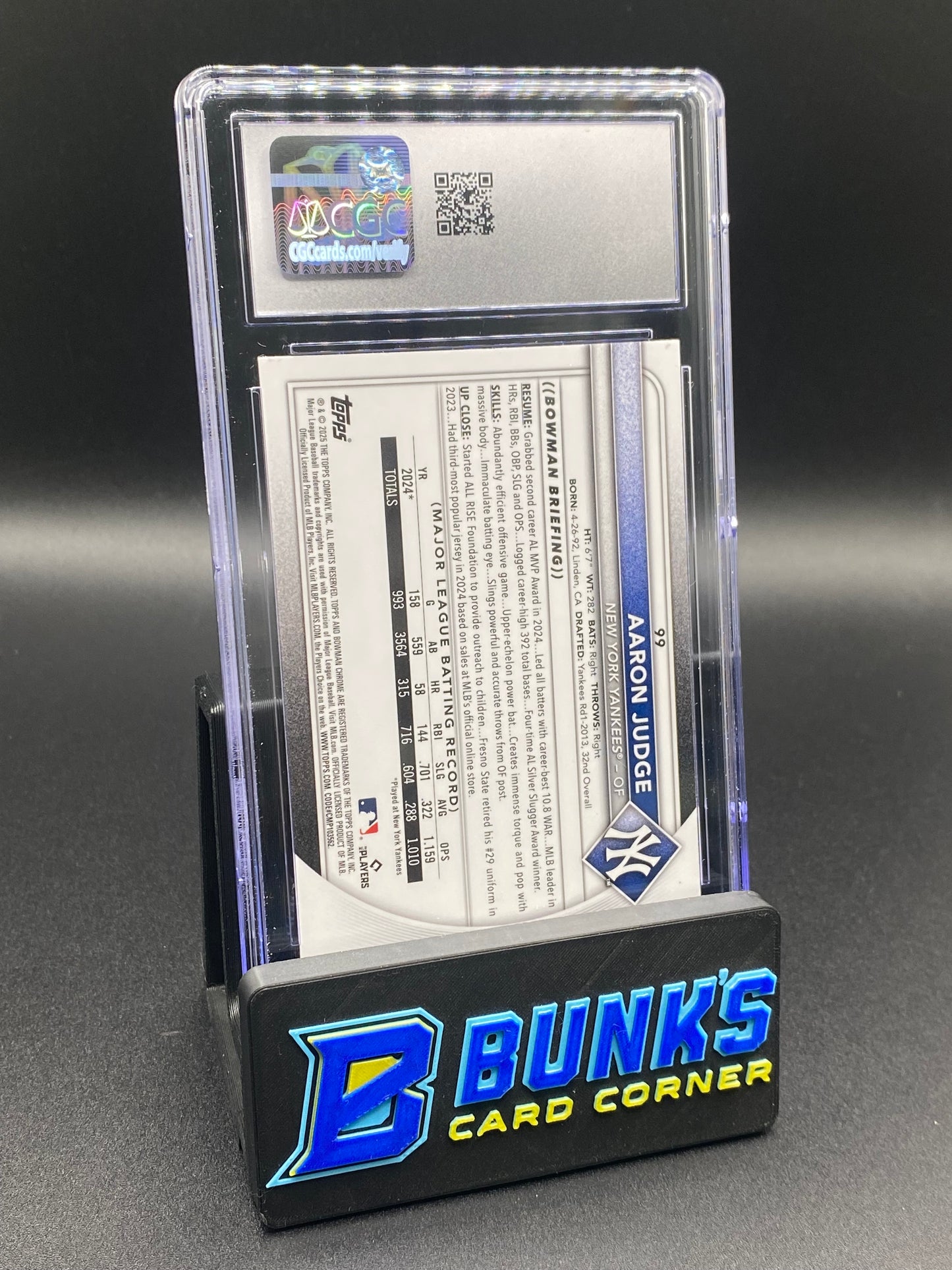 2025 Aaron Judge SP Mega Box CGC 10