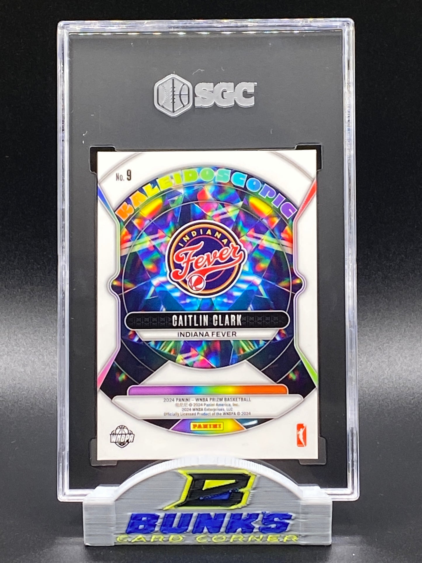 2024 Caitlin Clark Rookie Card Kaleidoscopic SGC 10 (Box B11)