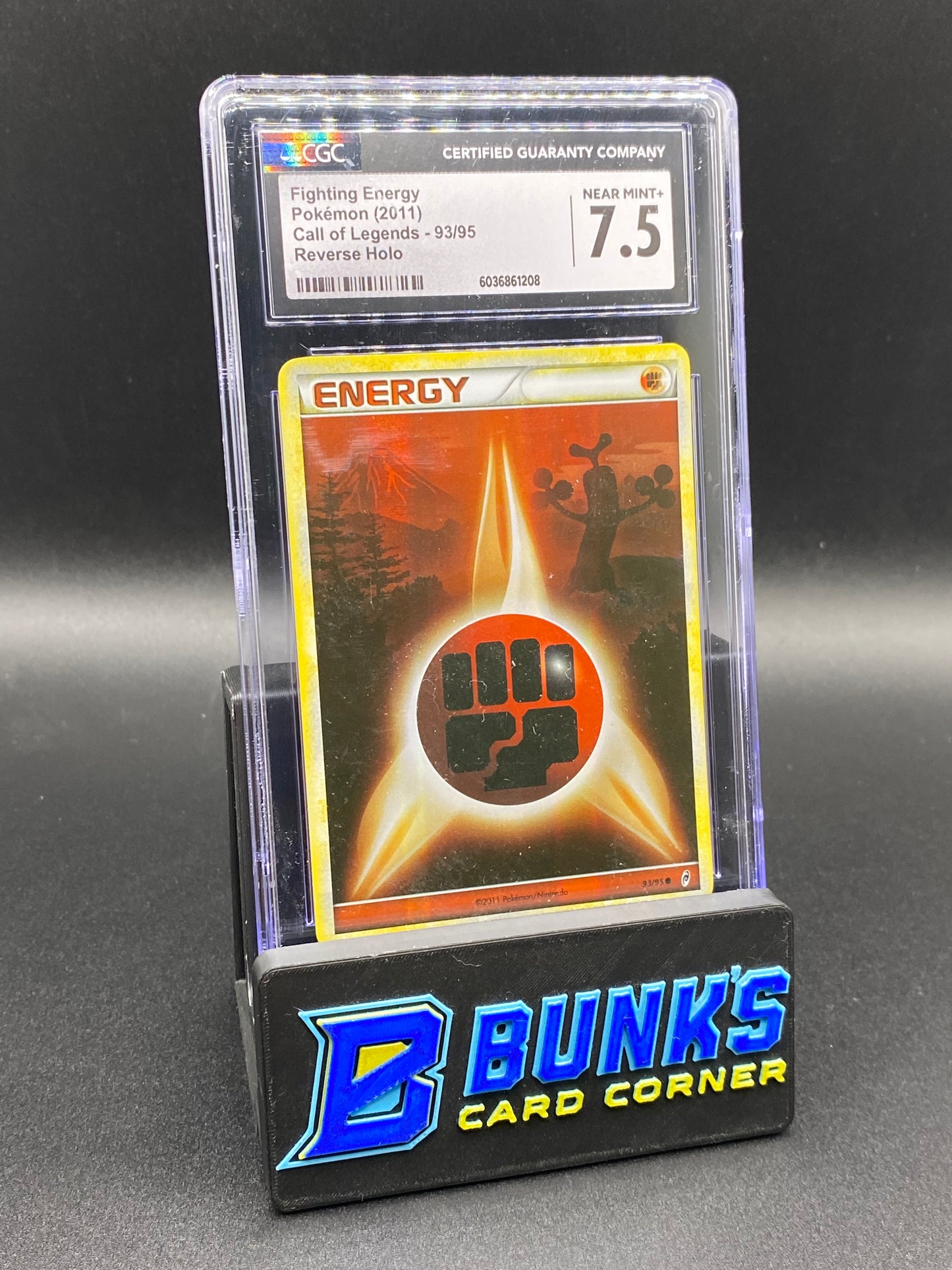 Fighting Energy Reverse Holo Call of Legends CGC 7.5