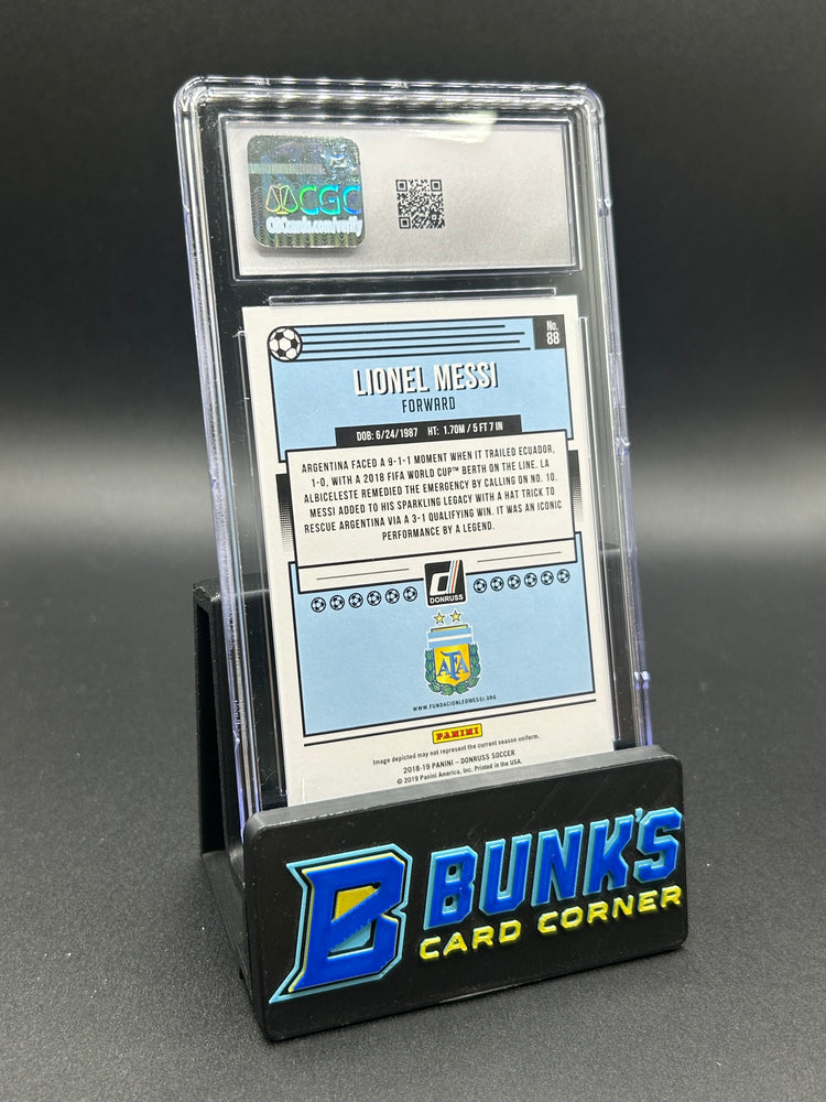2018-19 Lionel Messi Donruss Press Proof Red CGC 8.5