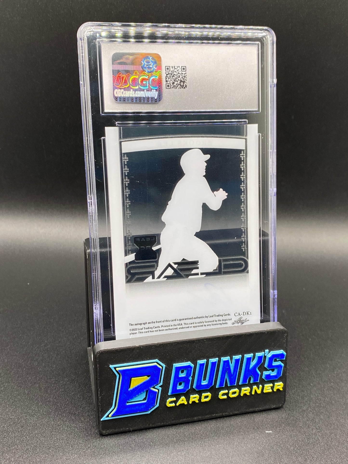 2022 Gold Foil Brooks Lee Auto 31/50 CGC Authentic Auto 9