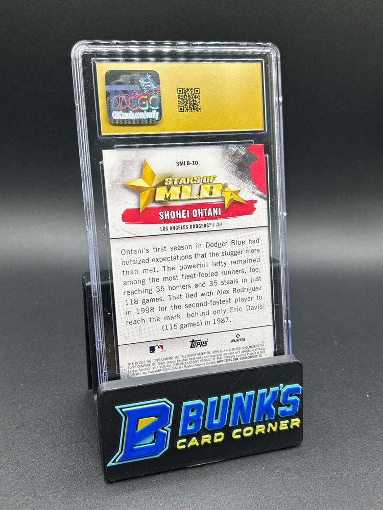 2025 Shohei Ohtani Topps Stars of MLB CGC Pristine 10