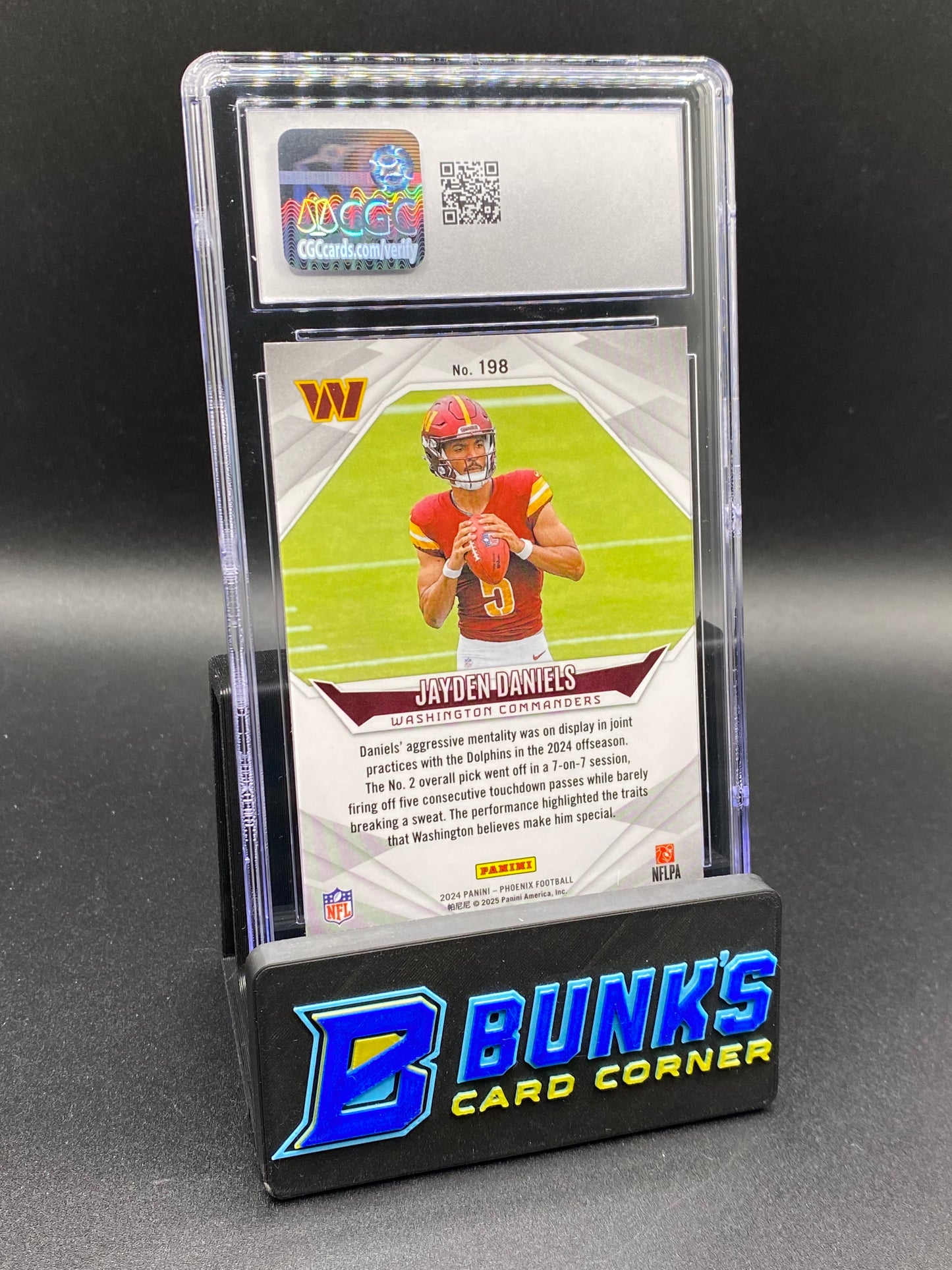 2024 Jayden Daniels Purple CGC 10 Rc