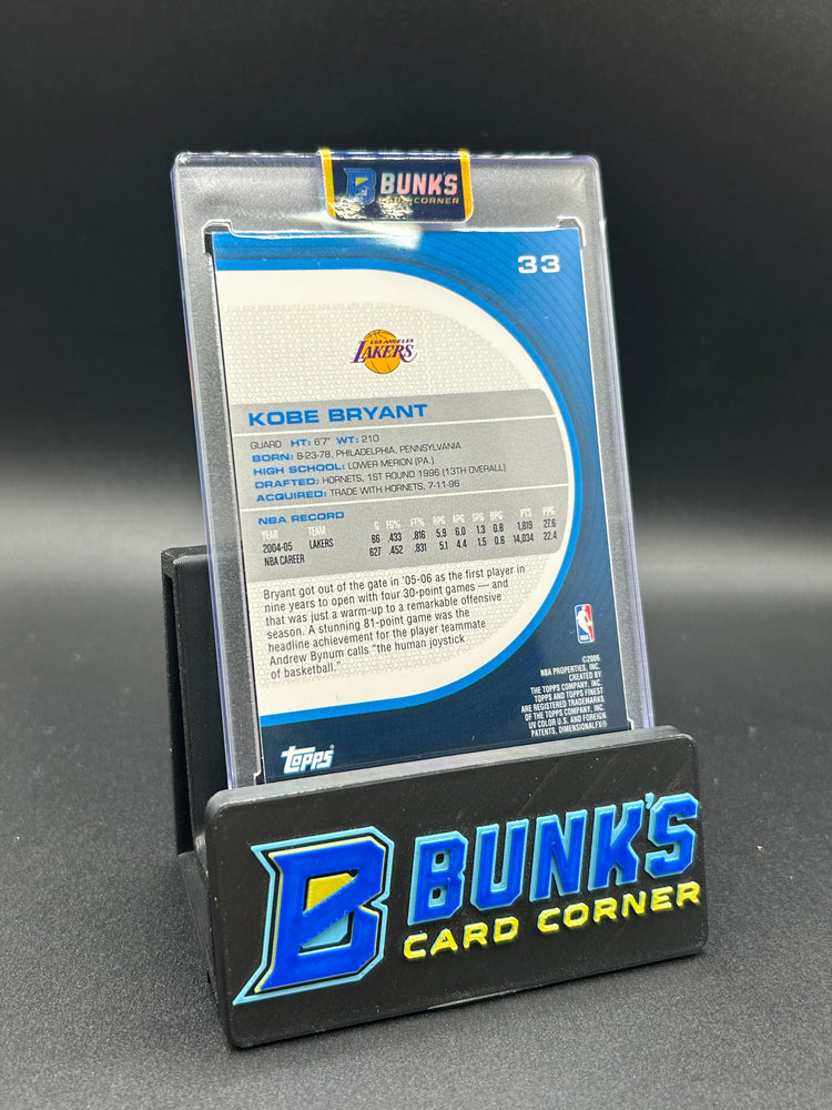 2006 Kobe Bryant Topps Finest