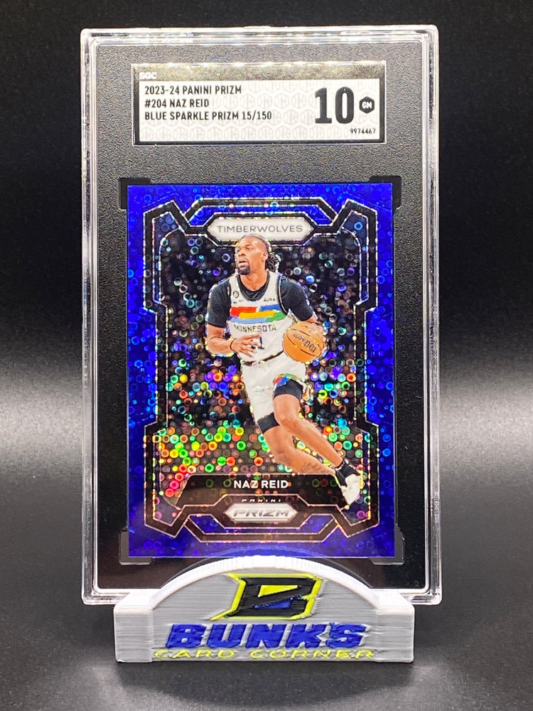2023-24 Naz Reid - Blue Sparkle Prizm 15/150