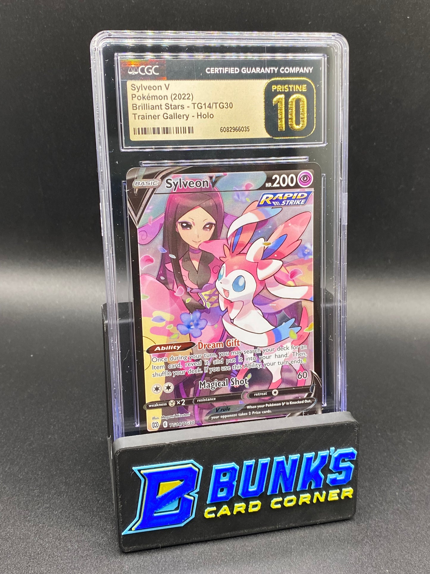 Sylveon V Trainer Gallery Brilliant Stars CGC PRISTINE 10