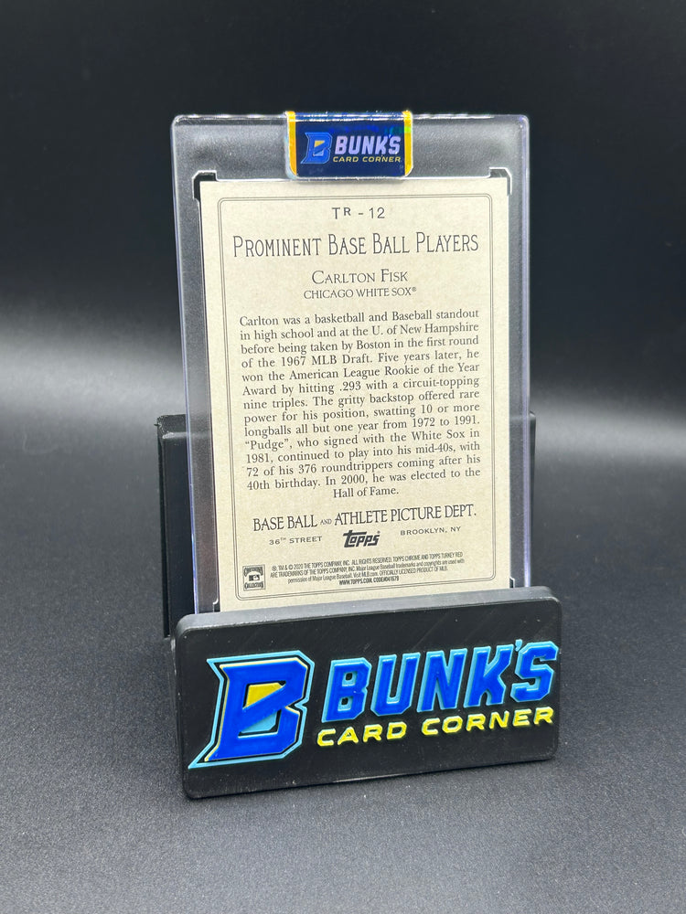 2020 Carlton Fisk Prominent Players Archives Auto 1/1
