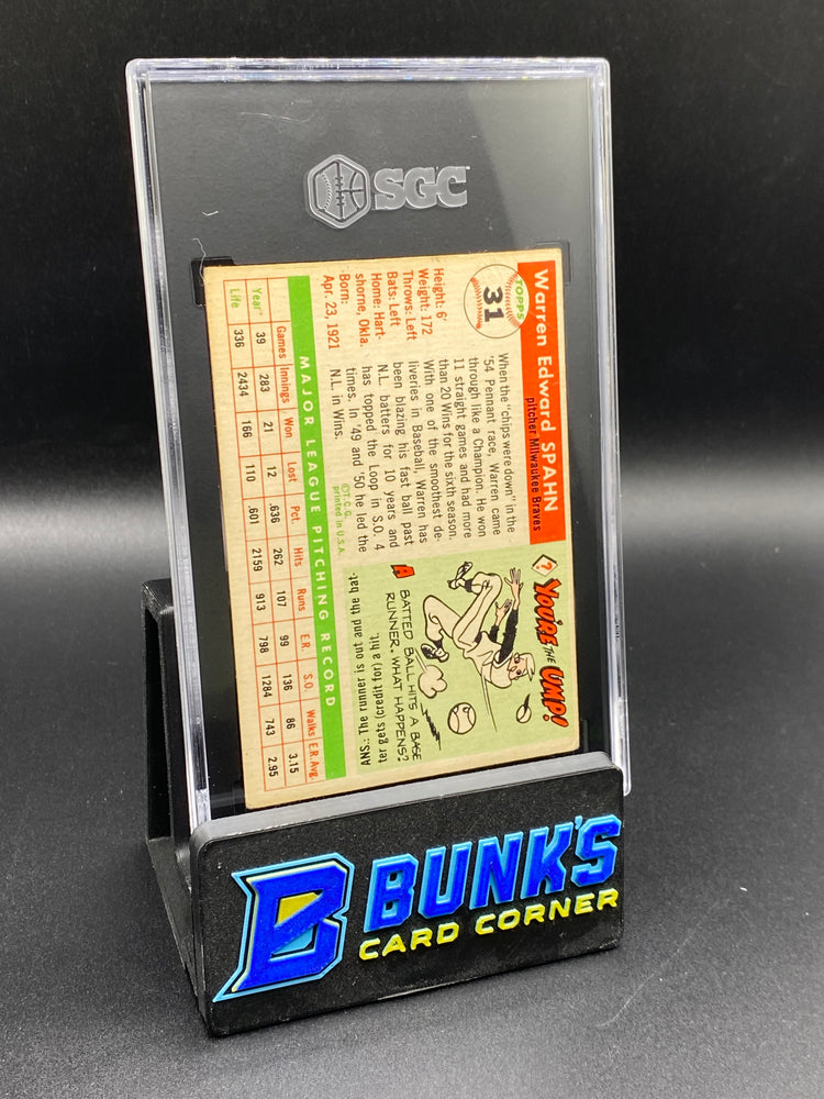 1955 Warren Spahn SGC 3