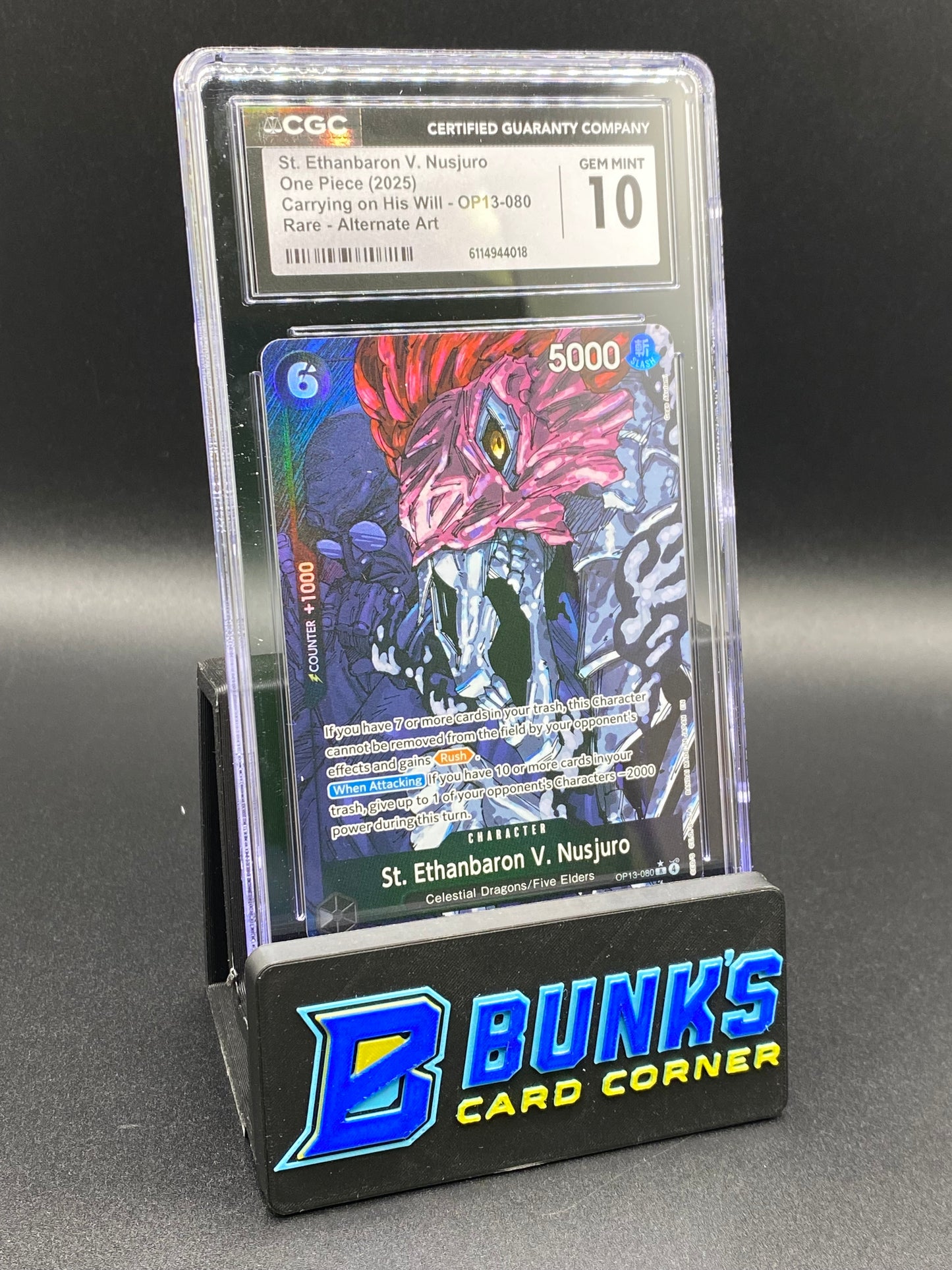 St. Ethanbaron V. Nusjuro Alternate Art Carrying on His Will CGC 10