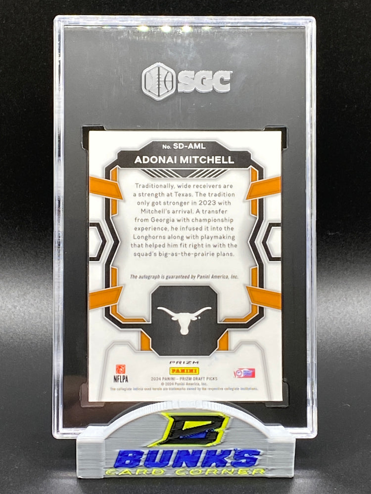 2024 Adonai Mitchell AUTOGRAPHED Rookie Card