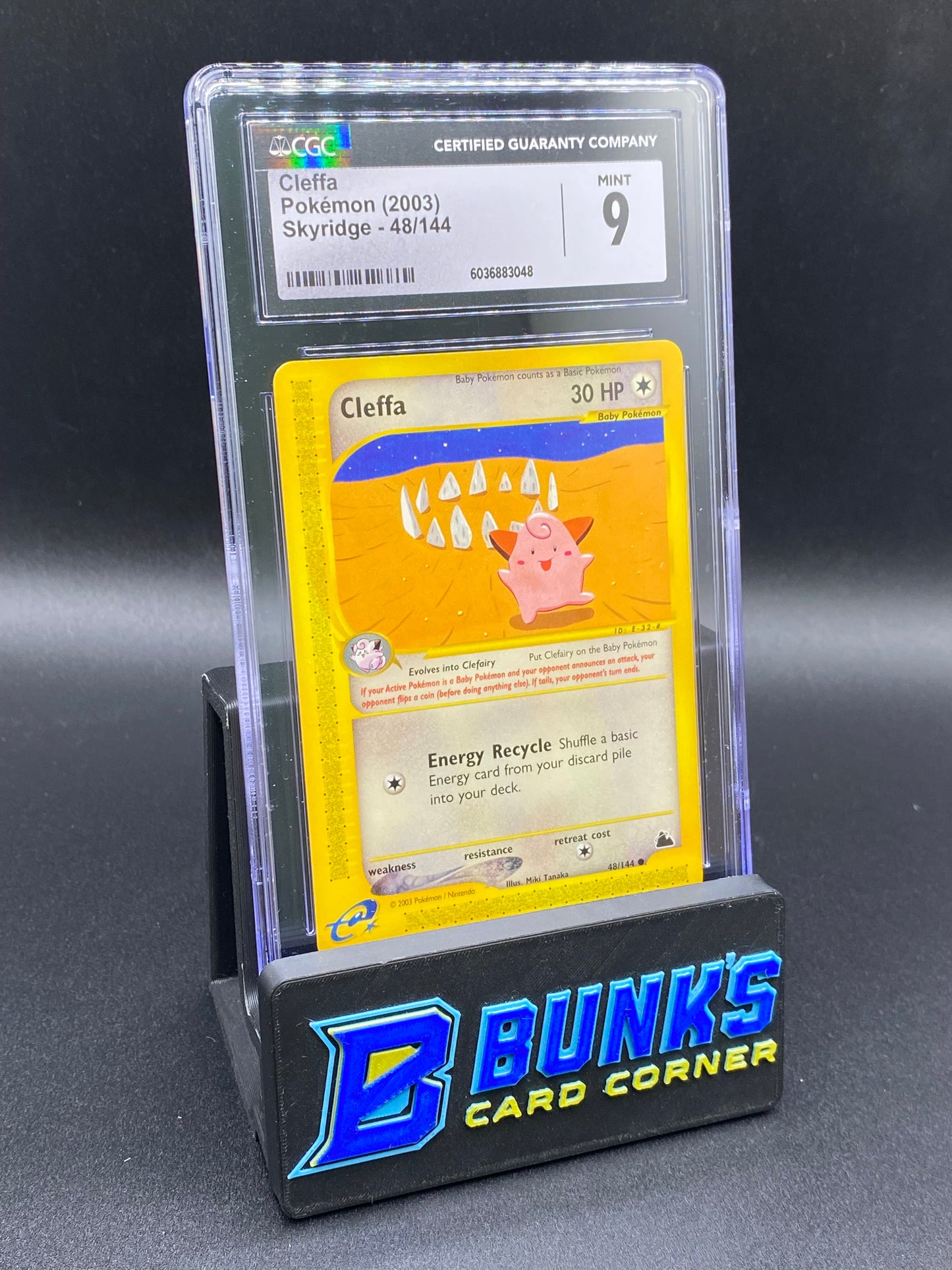 Cleffa E-reader Skyridge CGC 9