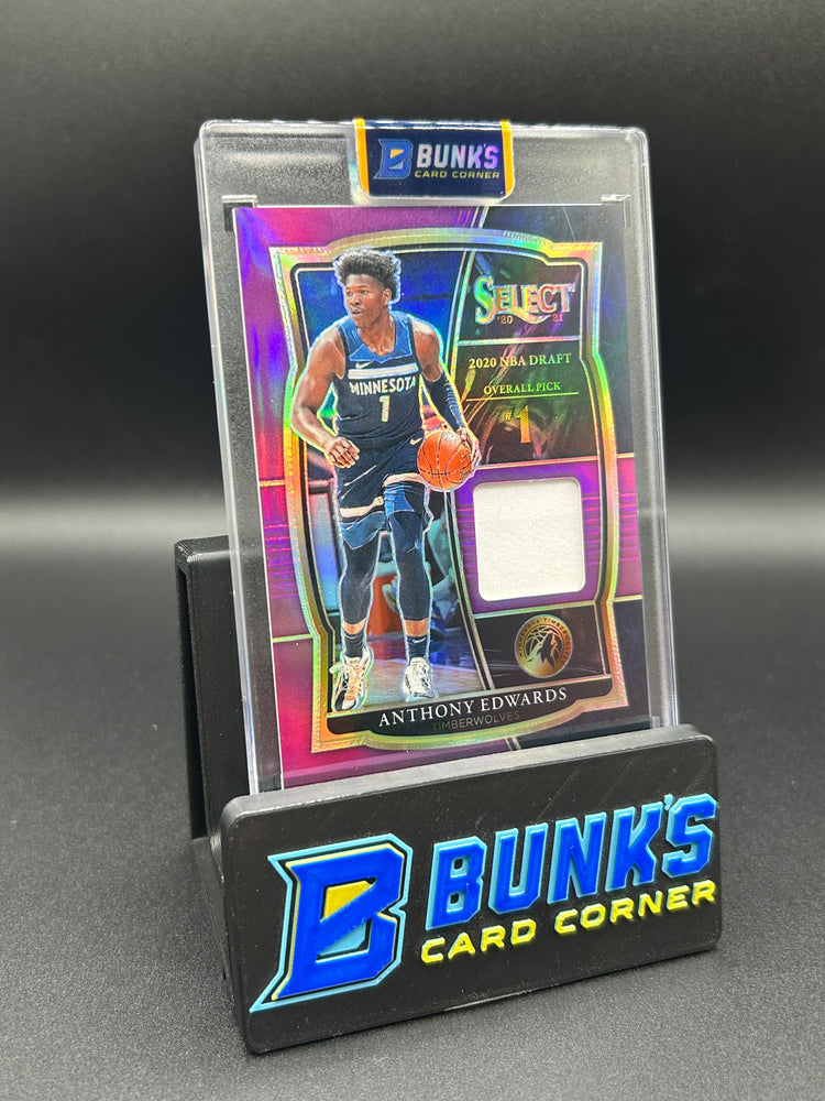 2021 Anthony Edwards Panini Select Patch Rc 82/99