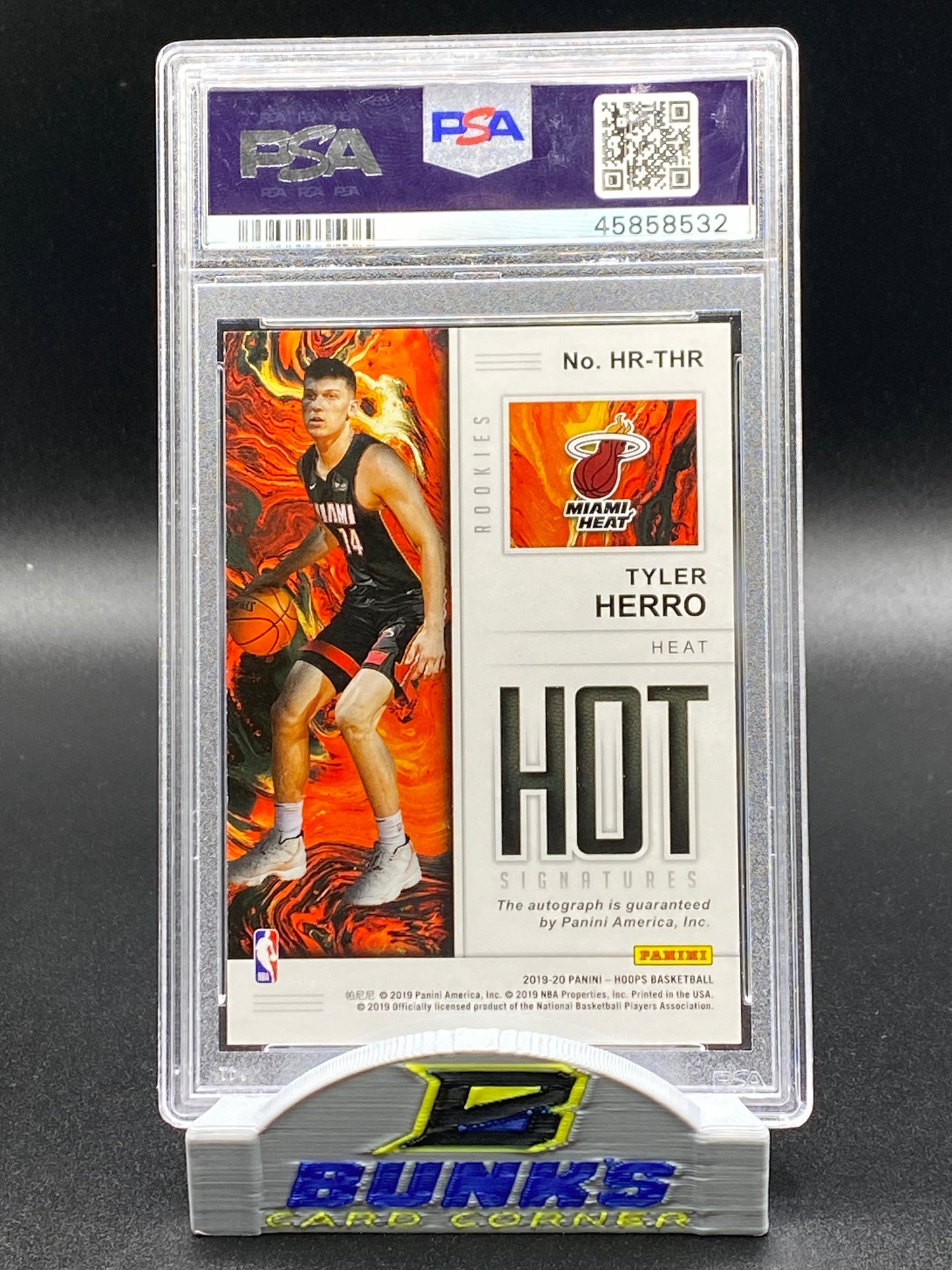2019 Tyler Herro AUTOGRAPHED Rookie Card PSA 10 (Box 13)
