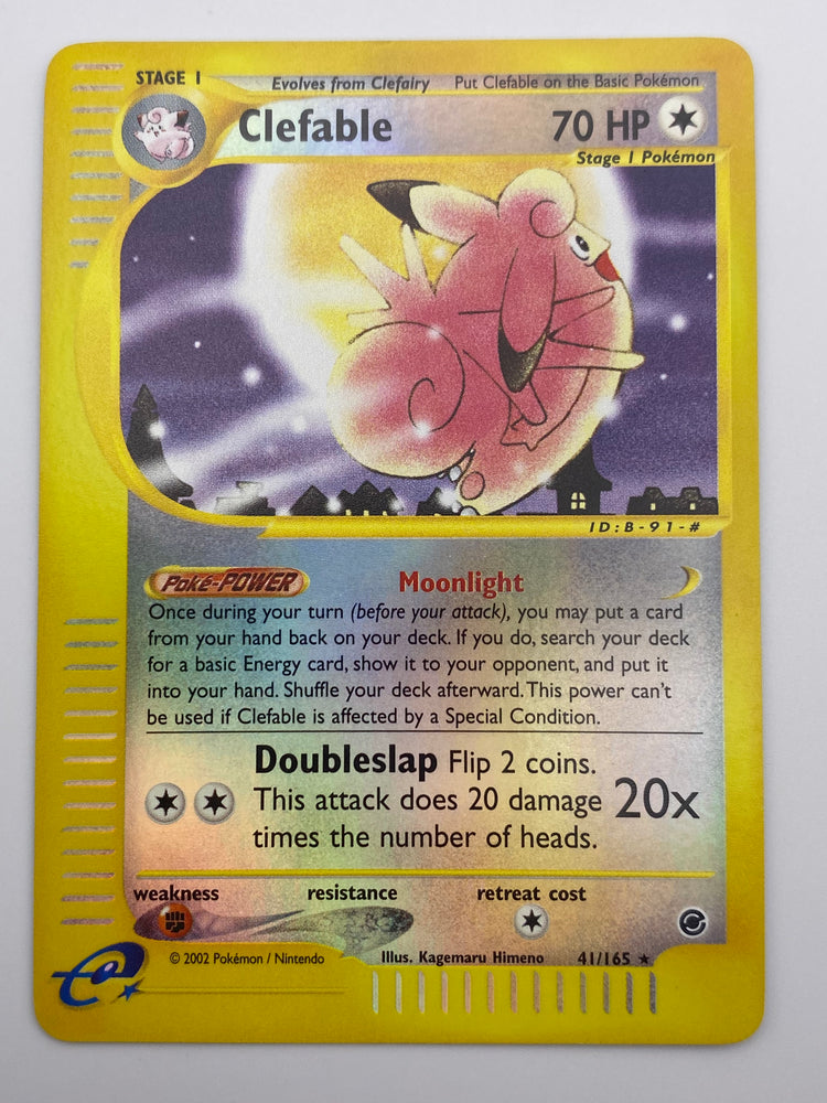 Clefable Reverse Holo E-Reader Expedition NM